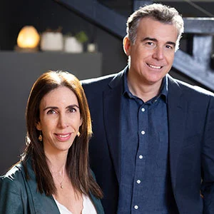 Directivos Oscar Contreras Pamela Dagach
